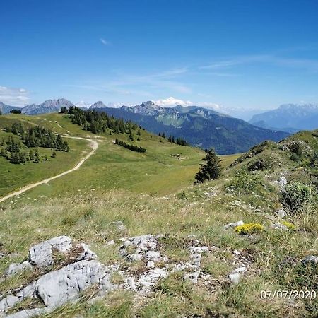 Appartement Montagne La Vallee Verte Coeur Station Hirmentaz Bellevaux Buitenkant foto