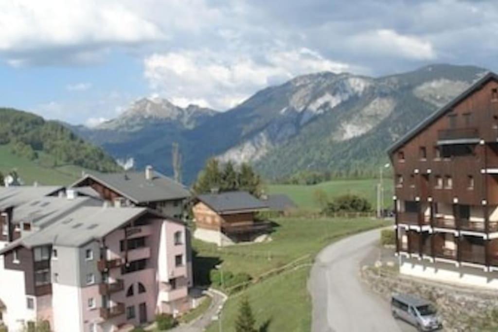 Appartement Montagne La Vallee Verte Coeur Station Hirmentaz Bellevaux Buitenkant foto